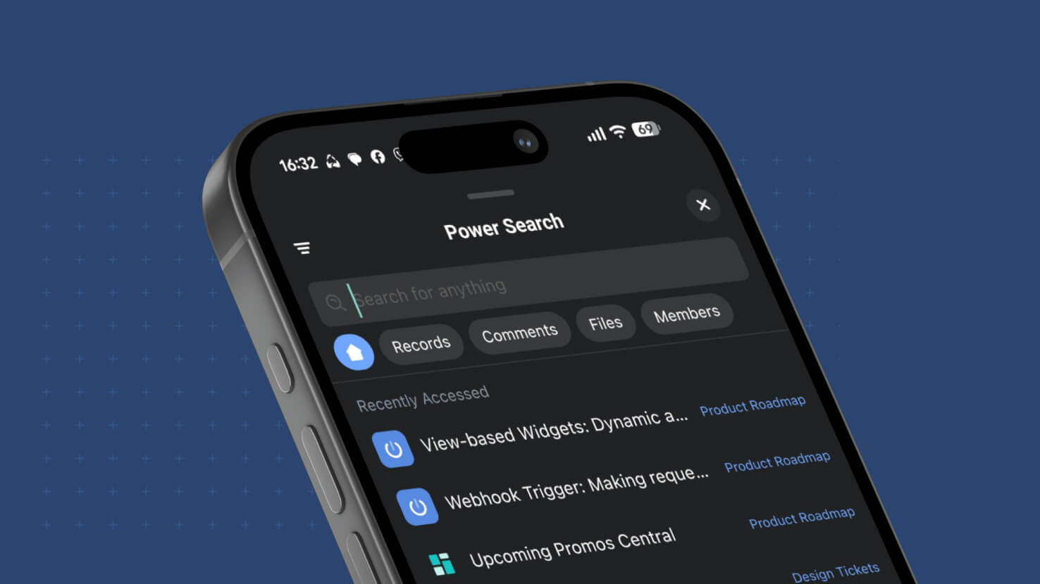 Whats New page - Mobile App - Power Search